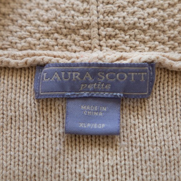 Laura Scott Cream Knit Cardigan - Picture 2 of 5